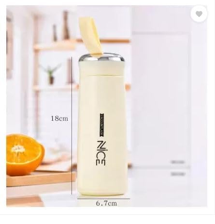BPA Free Glass Water Bottle | 400ml Portable Tumbler | With Protective Plastic Shell | For School, Gym, Home & Office (Random colour) BPA Free Glass Water Bottle | 400ml Portable Tumbler | With Protective Plastic Shell | For School, Gym, Home & Office (Random colour)