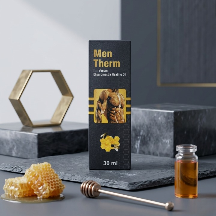 Men Therm Bee Venom Gynecomastia Heating Oil - 30 ml Men Therm Bee Venom Gynecomastia Heating Oil - 30 ml