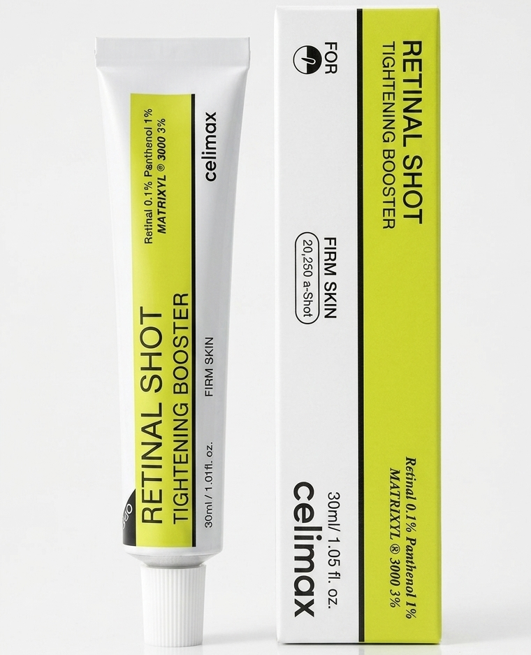 Celimax The Vita A Retinal Shot Tightening Booster – 0.1% Retinal, Matryxyl 3% | Pore Minimizer, Anti-Wrinkle, Firming Booster| 30ml Celimax The Vita A Retinal Shot Tightening Booster – 0.1% Retinal, Matryxyl 3% | Pore Minimizer, Anti-Wrinkle, Firming Booster| 30ml