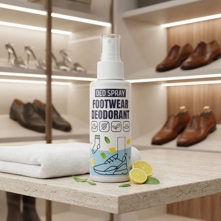 Footwear Deodorant Spray Shoe Deo Odor Control Fresh Spray (100ml) Footwear Deodorant Spray Shoe Deo Odor Control Fresh Spray (100ml)