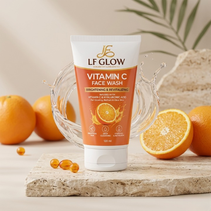 LF GLOW Vitamin C Face Wash - Brightening & Revitalizing (120 ml) LF GLOW Vitamin C Face Wash - Brightening & Revitalizing (120 ml)