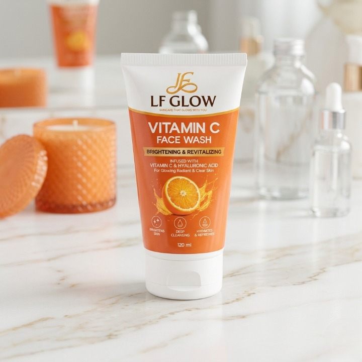 LF GLOW Vitamin C Face Wash - Brightening & Revitalizing (120 ml) LF GLOW Vitamin C Face Wash - Brightening & Revitalizing (120 ml)