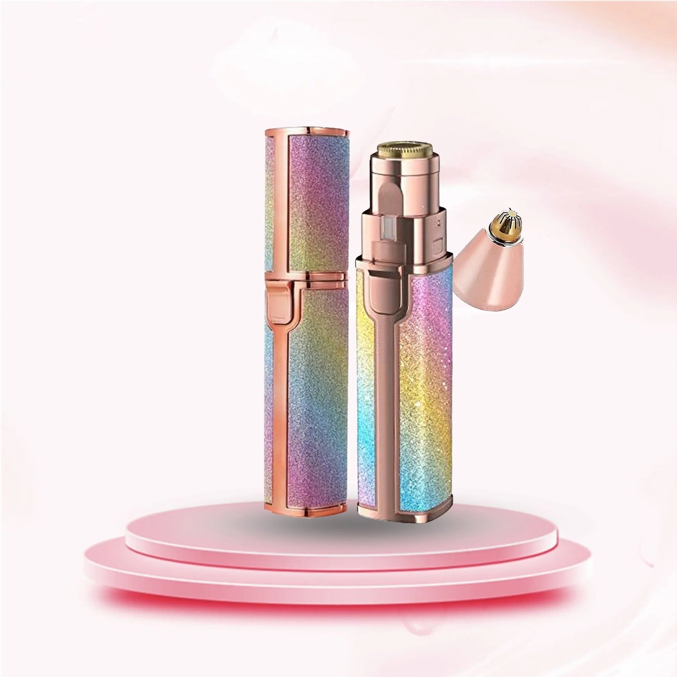 Flawless 2 In 1 Eyebrow Trimmer Multi Attractive Color With USB Charging Cable And Cleaning Brush Flawless 2 In 1 Eyebrow Trimmer Multi Attractive Color With USB Charging Cable And Cleaning Brush