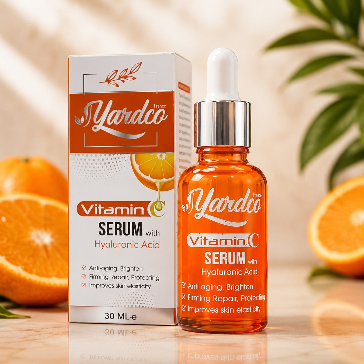 Yardco Vitamin C Face Serum With Hyaluronic Acid Anti Aging And Brightening Skin Radiance Formula 30ml Yardco Vitamin C Face Serum With Hyaluronic Acid Anti Aging And Brightening Skin Radiance Formula 30ml