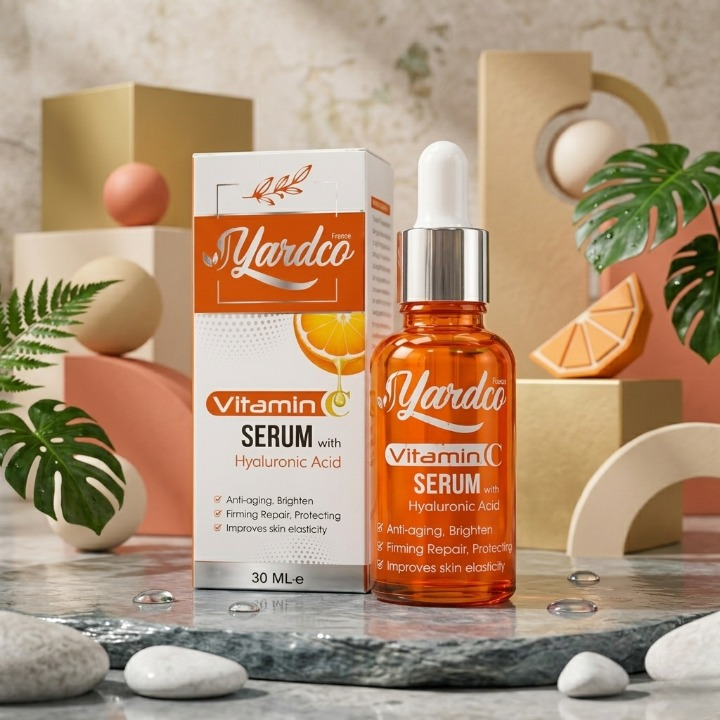 Yardco Vitamin C Face Serum With Hyaluronic Acid Anti Aging And Brightening Skin Radiance Formula 30ml Yardco Vitamin C Face Serum With Hyaluronic Acid Anti Aging And Brightening Skin Radiance Formula 30ml