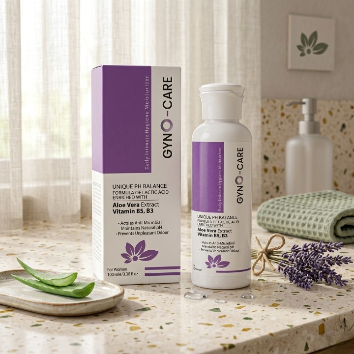 GYNO CARE Daily Intimate Hygiene Moisturizer PH Balanced Care For Women With Aloe Vera And Vitamins GYNO CARE Daily Intimate Hygiene Moisturizer PH Balanced Care For Women With Aloe Vera And Vitamins