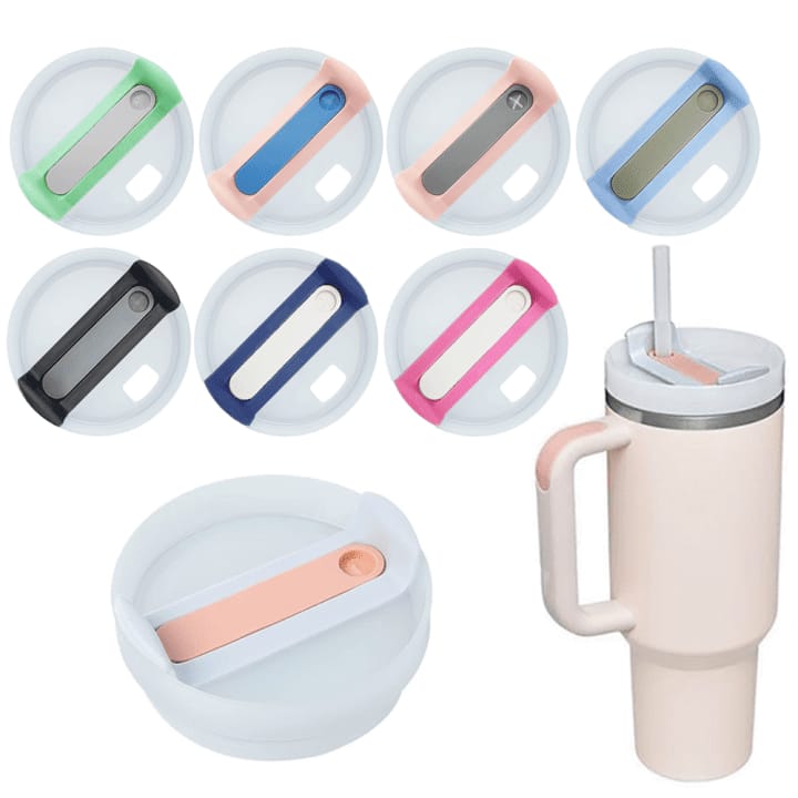 Leakproof Replacement Lid Compatible with 40oz Tumblers | Random Color Leakproof Replacement Lid Compatible with 40oz Tumblers | Random Color