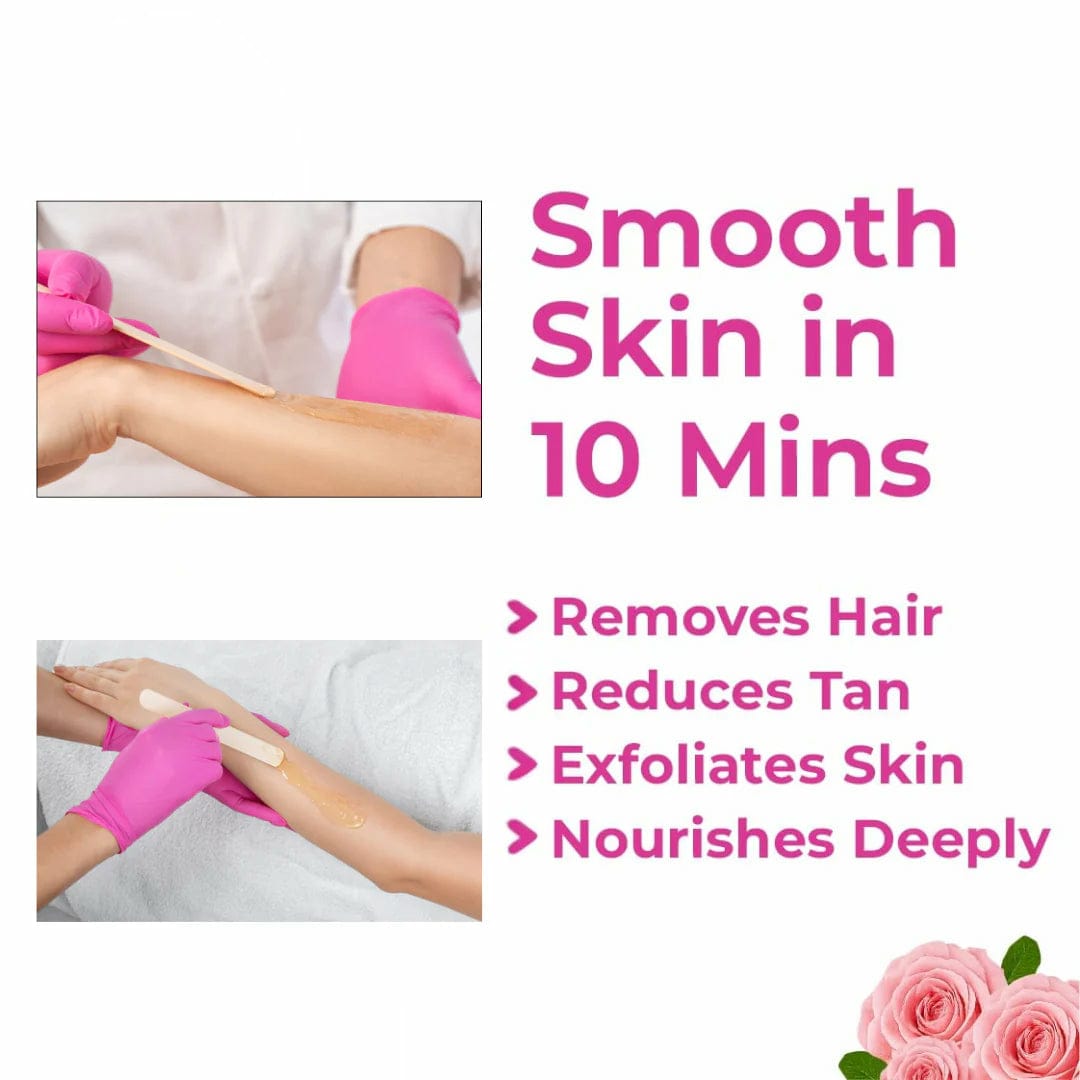 Meeoow Club 10 Min Painless Body Wax Orange Hair Removal Powder for Women Meeoow Club 10 Min Painless Body Wax Orange Hair Removal Powder for Women