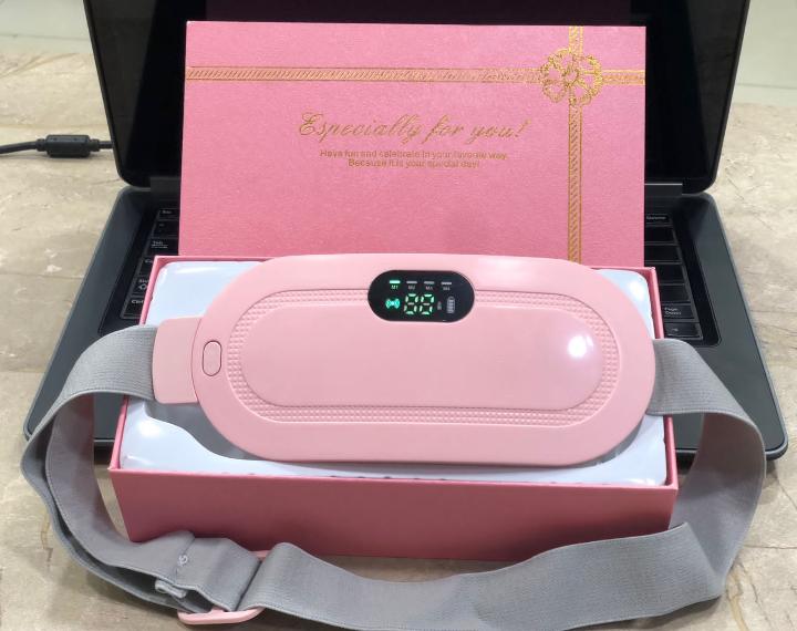 Portable Menstrual Heating Pad Smart Warm Palace Belt – Cordless Cramp Relief Massager Vibration Waist Trimmer Portable Menstrual Heating Pad Smart Warm Palace Belt – Cordless Cramp Relief Massager Vibration Waist Trimmer