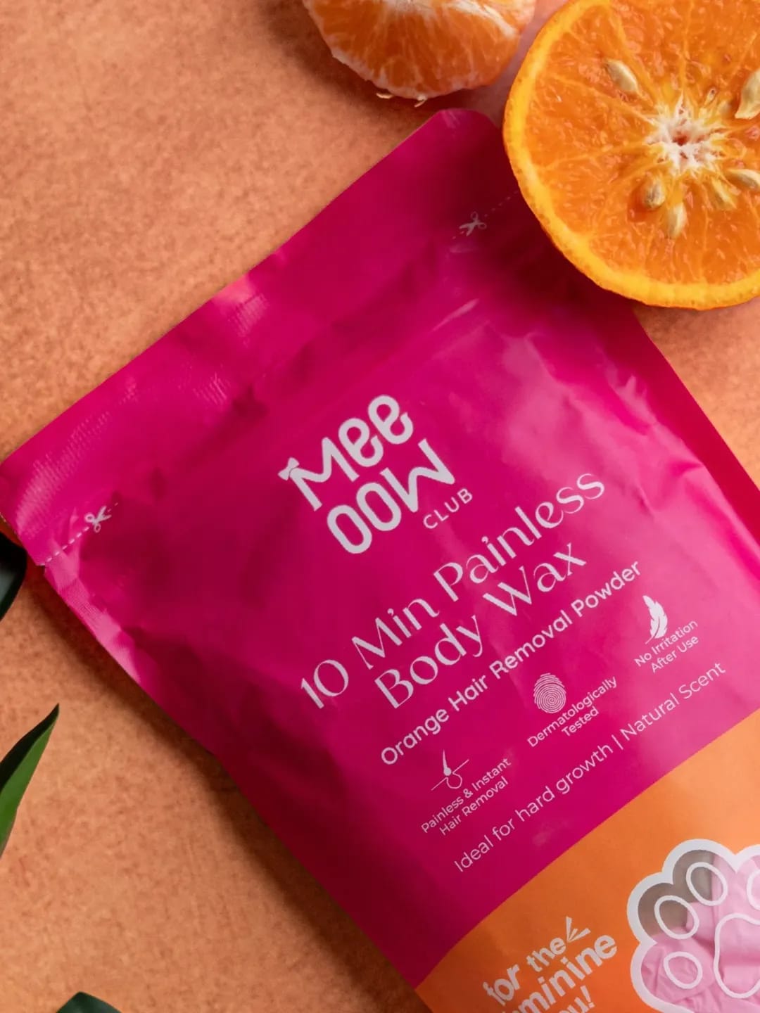 Meeoow Club 10 Min Painless Body Wax Orange Hair Removal Powder for Women Meeoow Club 10 Min Painless Body Wax Orange Hair Removal Powder for Women