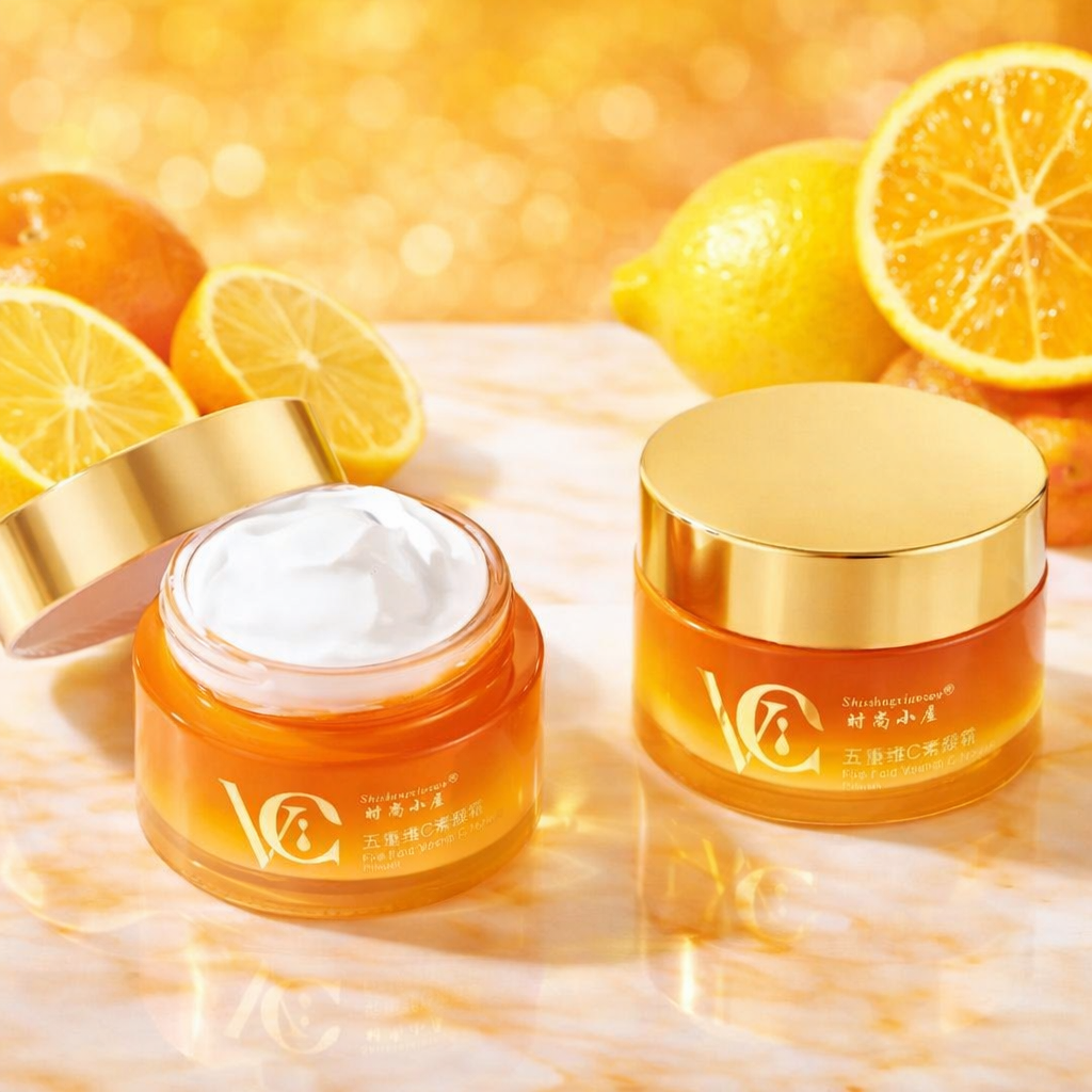 VC Five Fold Vitamin C Tone-Up Cream – Brightening & Hydrating Facial Daily Moisturizer VC Five Fold Vitamin C Tone-Up Cream – Brightening & Hydrating Facial Daily Moisturizer