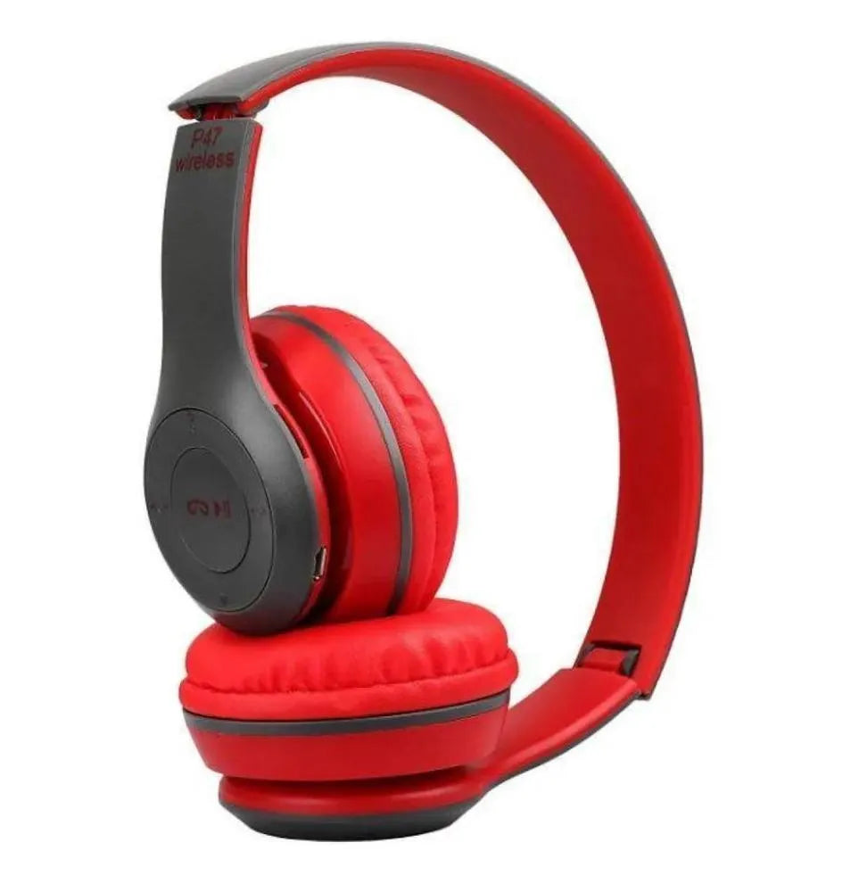 P47 Wireless Headphones Black Fast Charge Battery P47 Wireless Headphones Black Fast Charge Battery