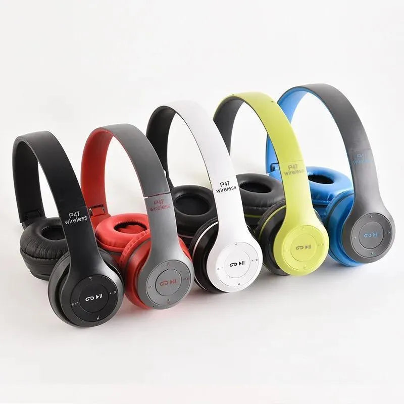 P47 Wireless Headphones Black Fast Charge Battery P47 Wireless Headphones Black Fast Charge Battery