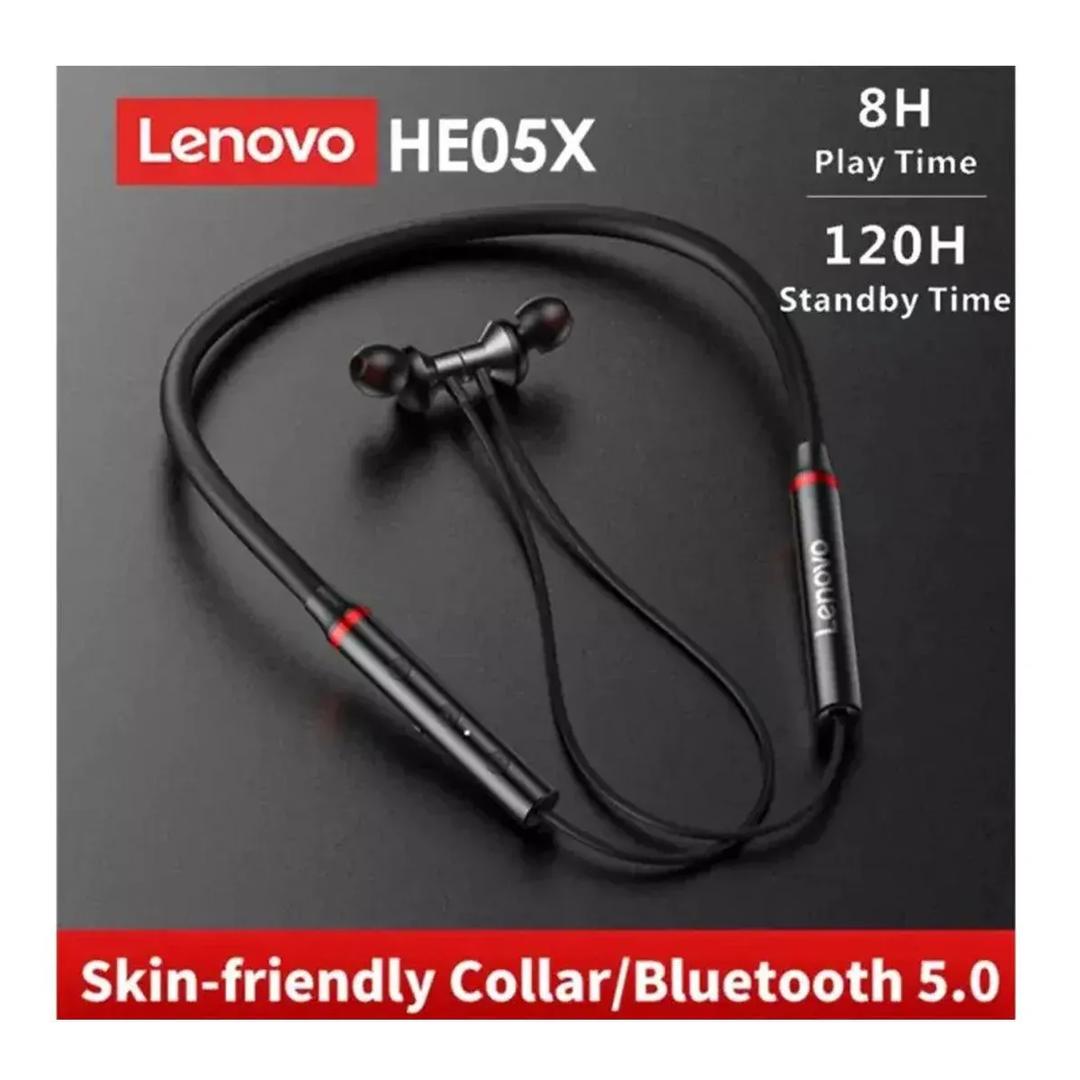 Lenovo Wireless Neckband Bluetooth 5.0 Black HD Call Lenovo Wireless Neckband Bluetooth 5.0 Black HD Call