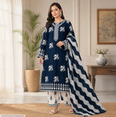 2 Pcs Women's Unstitched Embroidered Suit