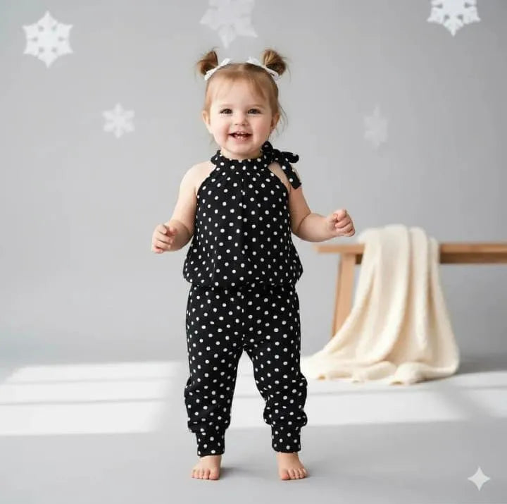 Toddler Black Polka Dot Western Suit Set Toddler Black Polka Dot Western Suit Set