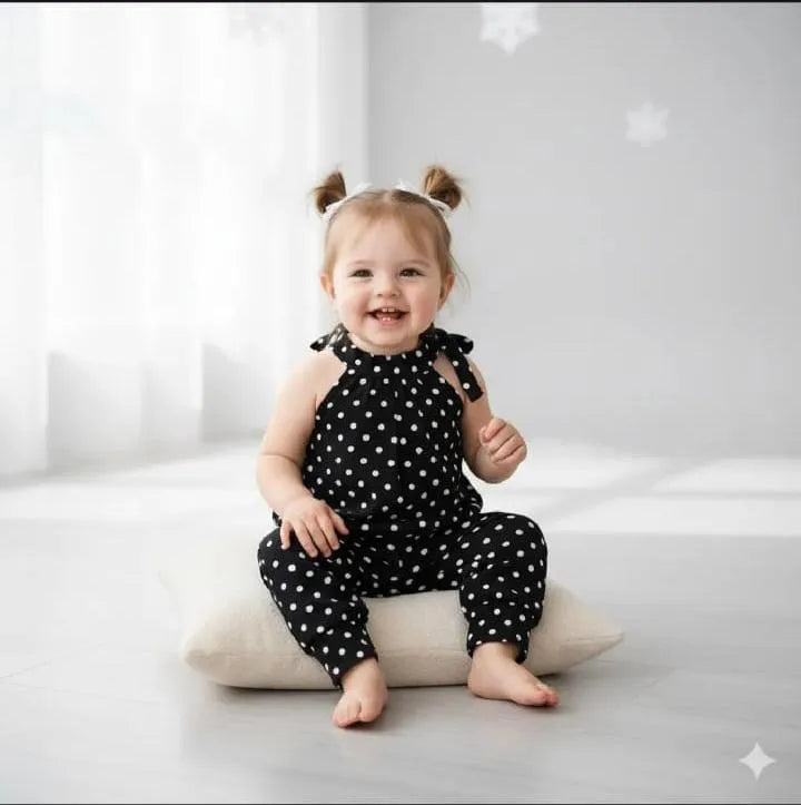Toddler Black Polka Dot Western Suit Set Toddler Black Polka Dot Western Suit Set