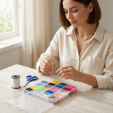 Colorful Beads & Thread Set for DIY Crafts