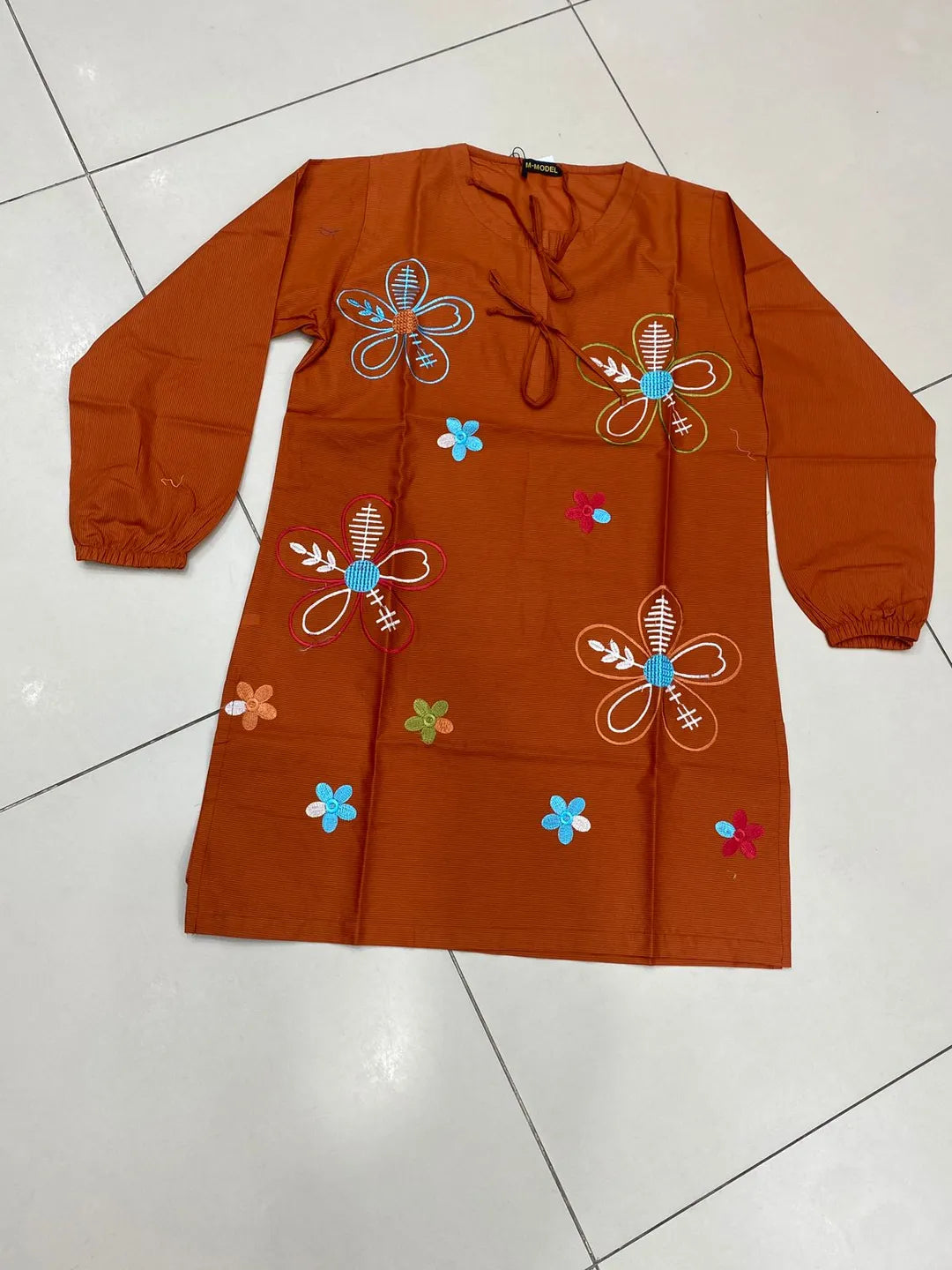 1 Pc Women's Stitched Lawn Embroidered Shirt 1 Pc Women's Stitched Lawn Embroidered Shirt
