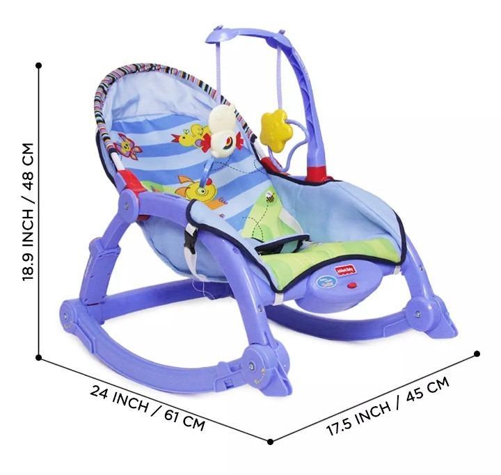 Portable Baby Rocking Bouncer with Vibration & Socket Locks Portable Baby Rocking Bouncer with Vibration & Socket Locks