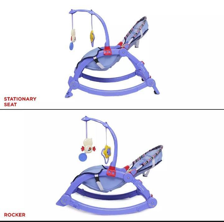 Portable Baby Rocking Bouncer with Vibration & Socket Locks Portable Baby Rocking Bouncer with Vibration & Socket Locks