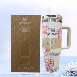 White Barbie Stanlay Tumbler | H2.0 Tumbler 1.18L Limited Edition Double Wall Vacuum Insulated