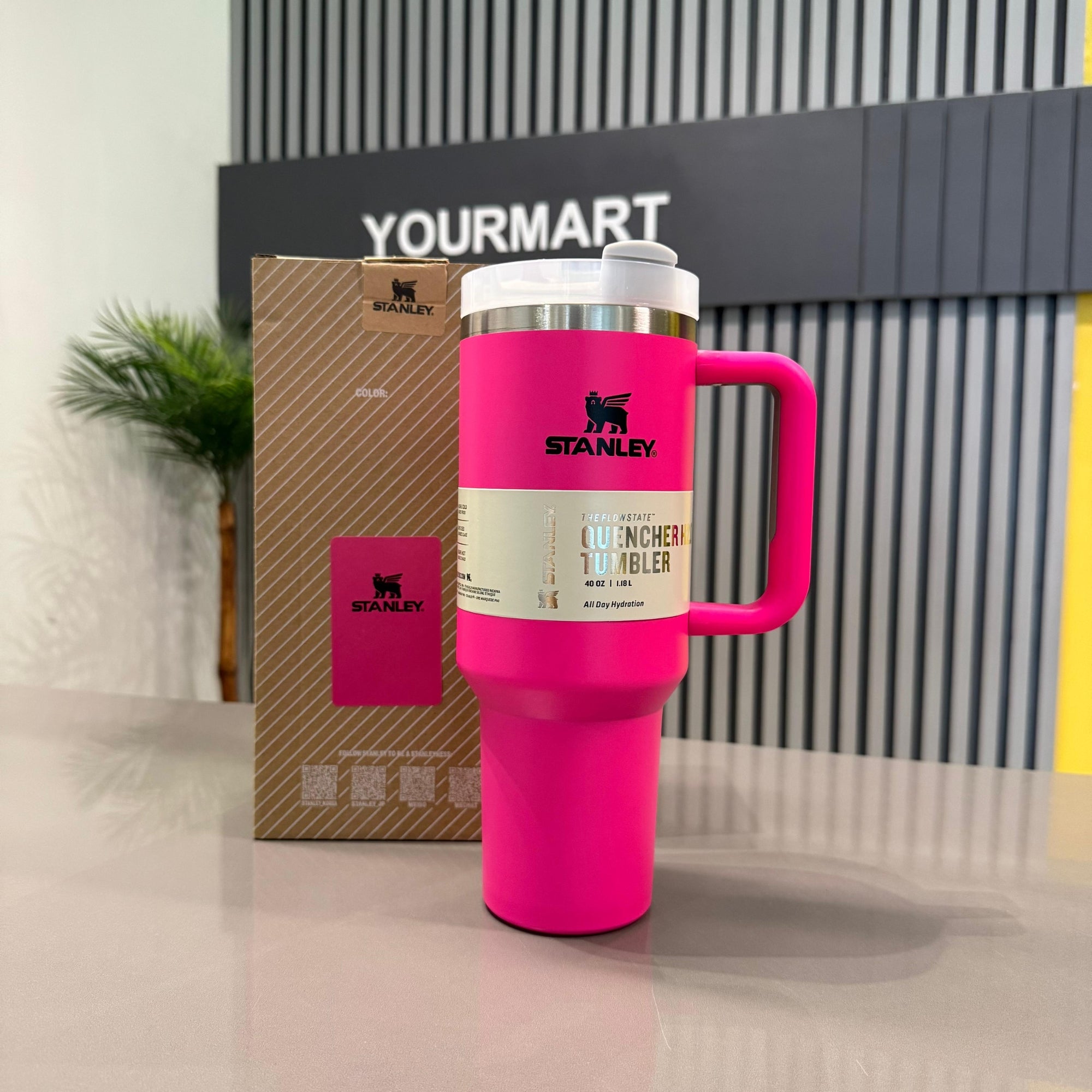 Pink Stanley 40 Oz Stainless Steel Tumbler | Leak-Proof Vacuum Insulated Travel Mug | Hot & Cold Pink Stanley 40 Oz Stainless Steel Tumbler | Leak-Proof Vacuum Insulated Travel Mug | Hot & Cold