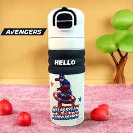 500ml Mini Plain Stainless Steel Tumbler | Compact Durable Travel Drink Cup (Avenger)