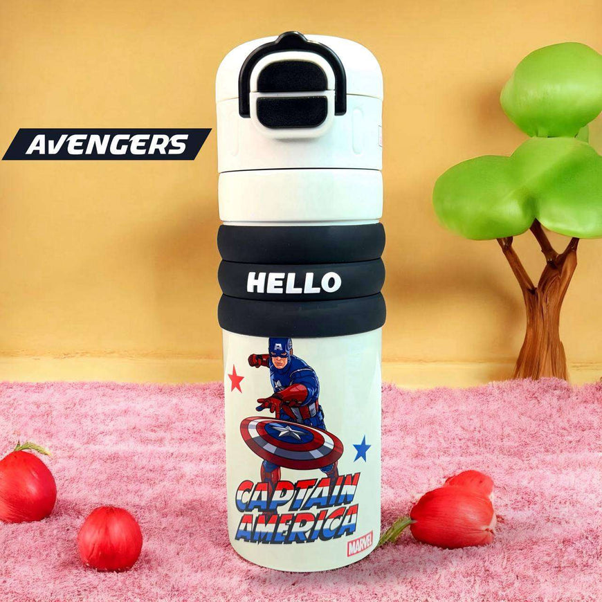500ml Mini Plain Stainless Steel Tumbler | Compact Durable Travel Drink Cup (Avenger)