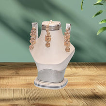 Gold Plated Bridal Set with Crystal Accents