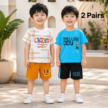 Kids 2-Pair Cotton Shorts Set for Boys