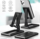 Premium Black ABS Tripod Stand for iPhone iPad Xiaomi