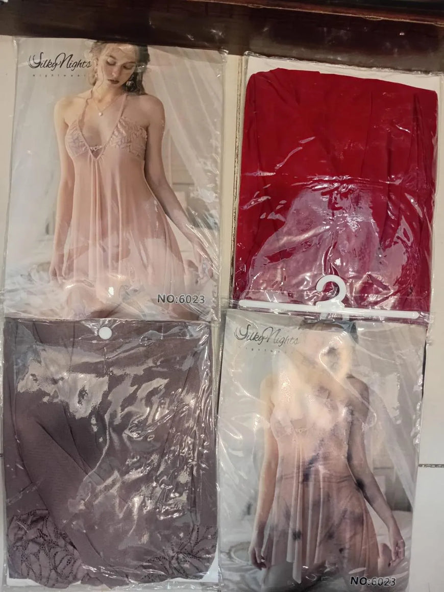 Red Lace Babydoll Women's Lingerie Set