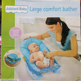Premium Quality Baby Bather with Head Support, Durable Plastic, Multicolor Design