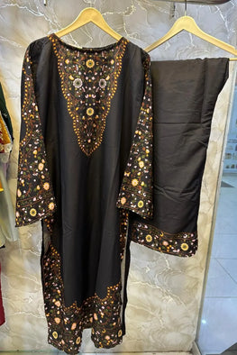 Women Black Printed Lawn 2PC Suit