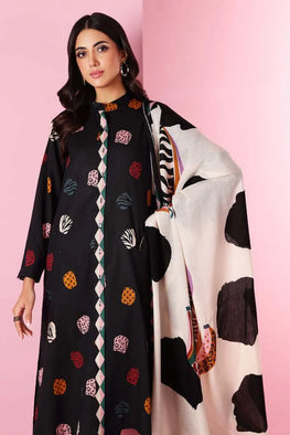 MIX TRENDING DESIGNS 3 Pcs Unstitched Embroidered Suit