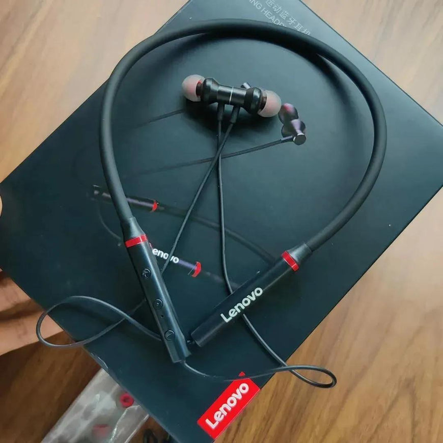 Lenovo Wireless Neckband Bluetooth 5.0 Black HD Call