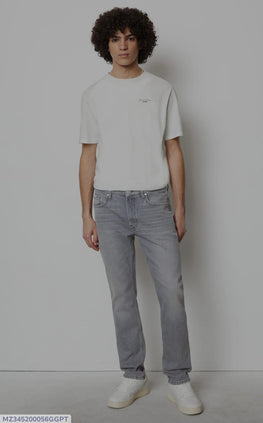 Men's Grey Denim Jeans Regular Fit