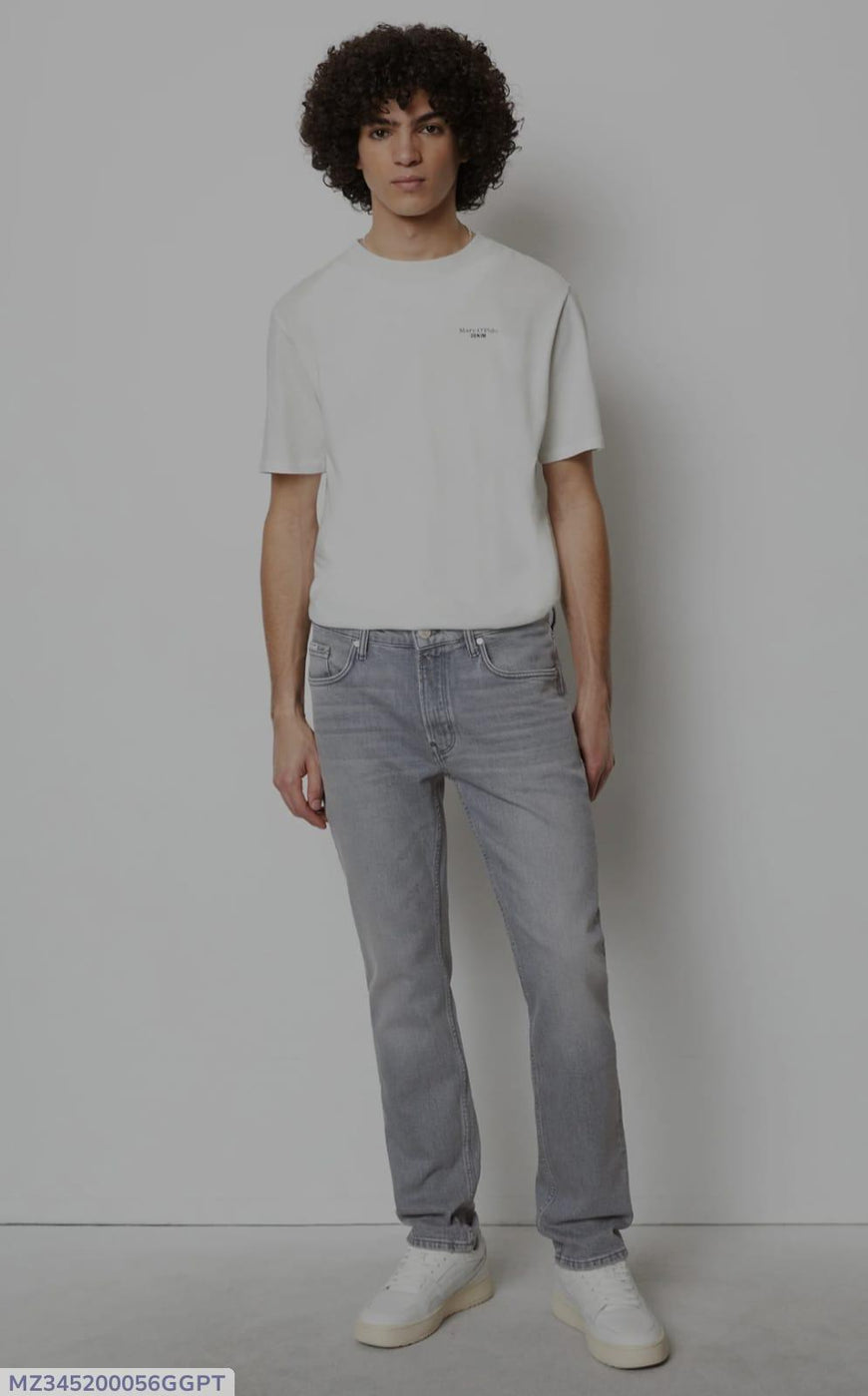 Men's Grey Denim Jeans Regular Fit