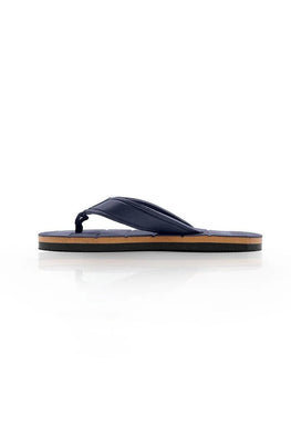 Men Blue Textured Casual Flip Flops Lightweight Comfortable