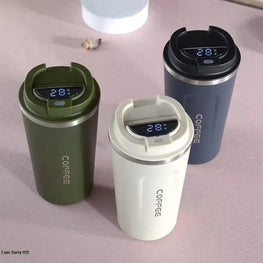 Digital Temperature Travel Mug Stainless Steel 150ml