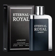 Eternal Royal Perfume for Men 100ml Black Silver Bottle