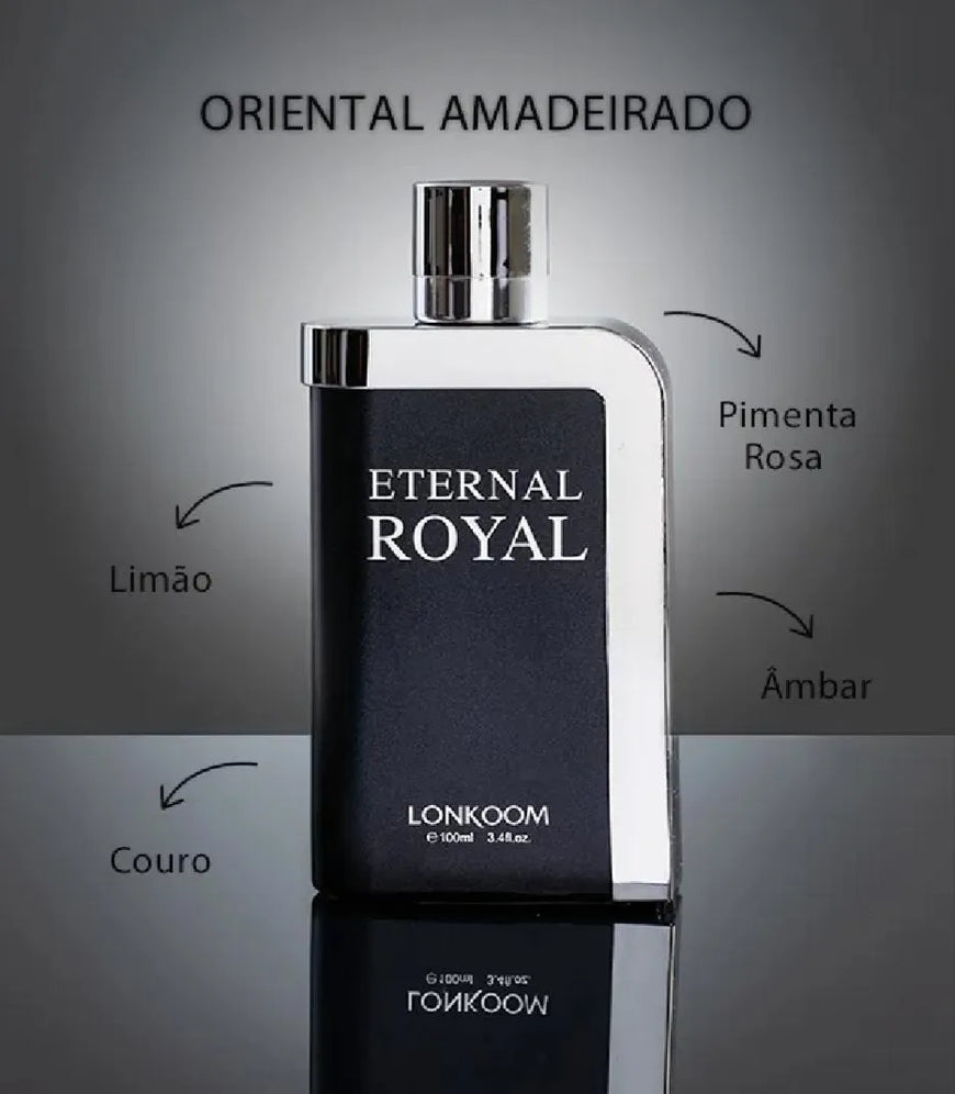 Eternal Royal Perfume for Men 100ml Black Silver Bottle