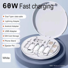 Premium 60W PD Charging Kit Black ABS