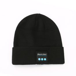 Bluetooth Music Hat V5.0 Waterproof Black